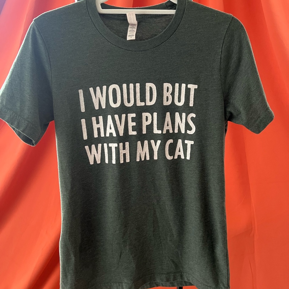 Green Cat Lover T-Shirt